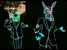 動物冷光舞 ｜野性俏皮的叢林份子｜金普頓大安酒店開幕派對